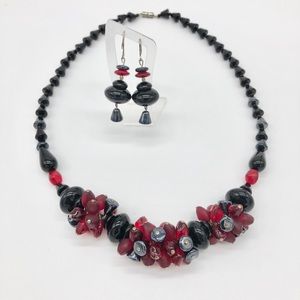 Antique Set necklace Czechoslovakia